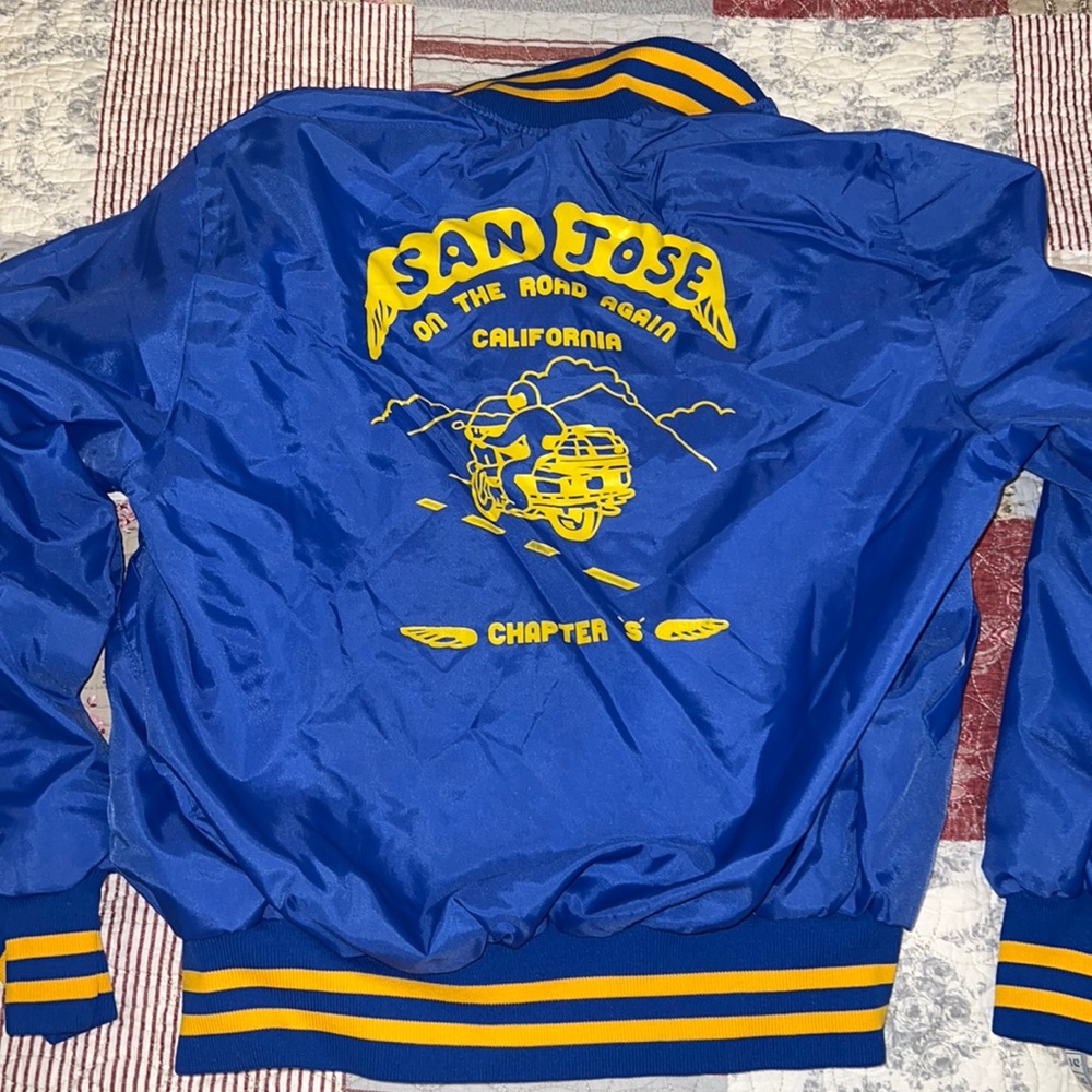 Vintage Gem Sportswear San Jose motorcycle Honda chapter S jacket small